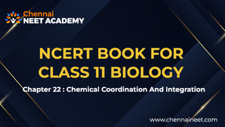 chemical coordination and integration NCERT