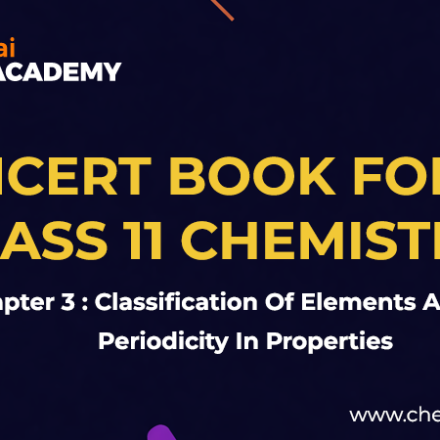 Classification Of Elements And Periodicity In Properties