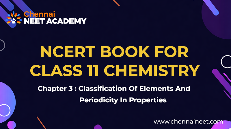 Classification Of Elements And Periodicity In Properties