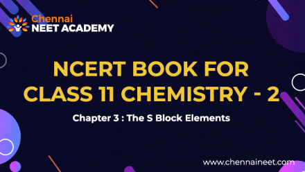 The S Block Elements NCERT