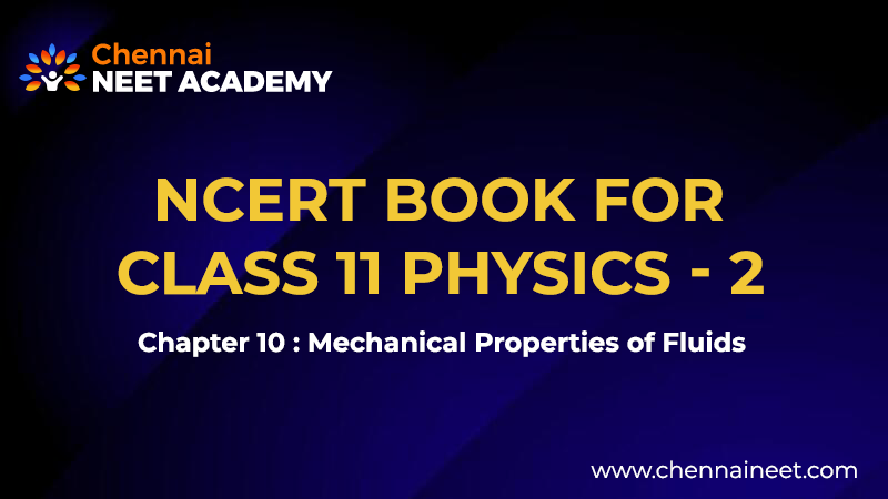 Mechanical properties of fluids NCERT