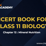 Mineral nutrition NCERT