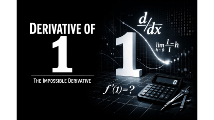 Derivative of 1 Derivative of 1
