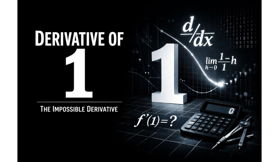 Derivative of 1
