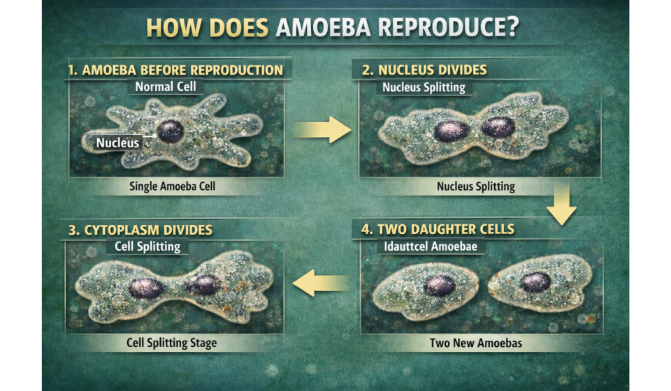 How Does Amoeba Reproduce