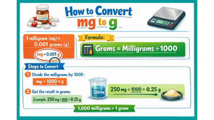 How to Convert mg to g