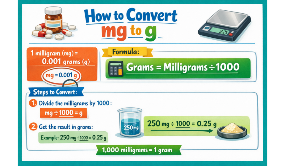 How to Convert mg to g