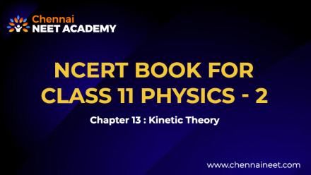 Class 11 Physics Kinetic Theory NCERT