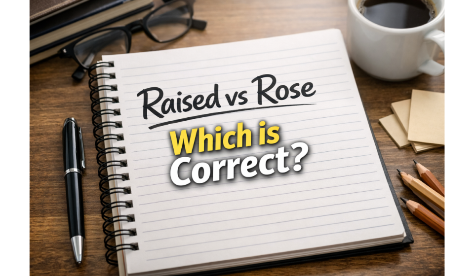 Past Tense of Raise Raised or Rose