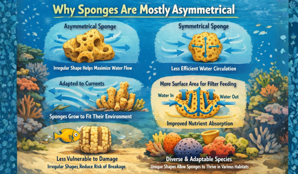 Sponges Are Mostly Asymmetrical