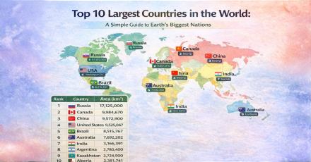 Top 10 Largest Countries in the World A Simple Guide to Earth’s Biggest Nations