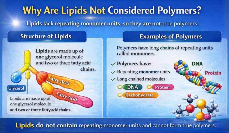 Why Are Lipids Not Considered Polymers